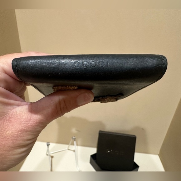 Gucci Bee Bifold Leather Wallet W/built in MoneyClip and Box - Picture 4 of 13